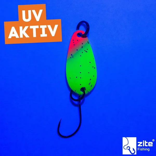 The Troutforce Spoon ZAP! 1,7 g – Glitza Starflare – UV-aktiver UL Spoon für Forellen Zite Fishing _auswahl3