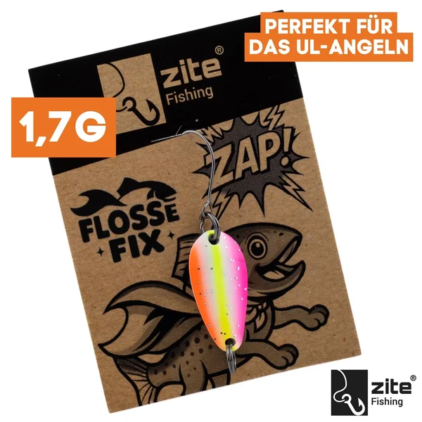 The Troutforce Spoon ZAP! 1,7 g – Flossefix – UV-aktiver UL Forellenköder Zite Fishing_auswahl1