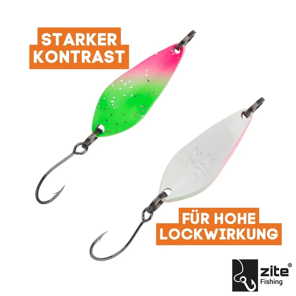 The Troutforce Spoon KAPOW! 2,8 g – Glitza Starflare – UV-aktiver Forellenspoon Zite Fishing _auswahl4