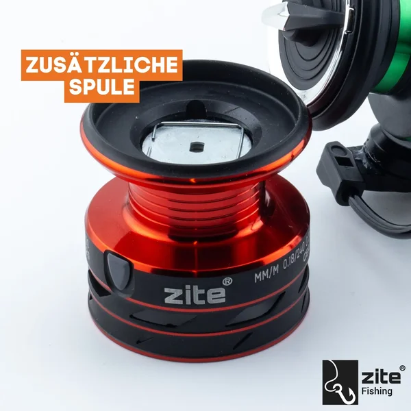 Zite Fishing Inzite Base Stick Perch 225cm 5–20g Barschrute mit Spinning Reel Base 2000 Angelrolle 5+1_auswahl7