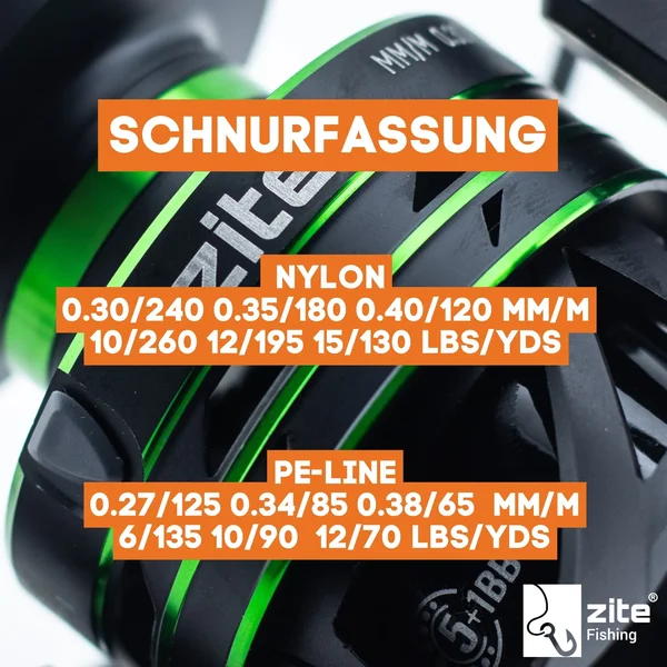Zite Fishing Inzite Base Stick Pike 255cm 30–85g Hechtrute mit Spinning Reel Base 4000 Angelrolle 5+1_auswahl7