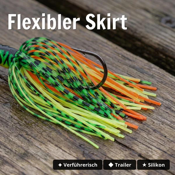 Inzite Blader Bladed Jig 10 g – Haken 3/0 – Tropic Punch – Starke Vibration & Trailerfähig_auswahl4