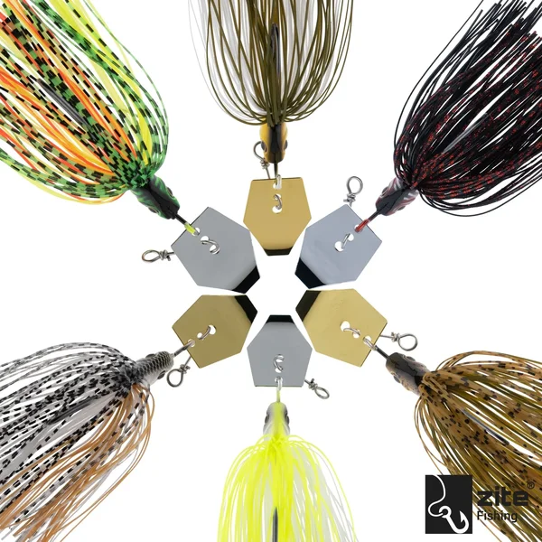 Inzite Blader Bladed Jig 10 g – Haken 3/0 – Banana Peel – Starke Vibration & Trailerfähig_auswahl8