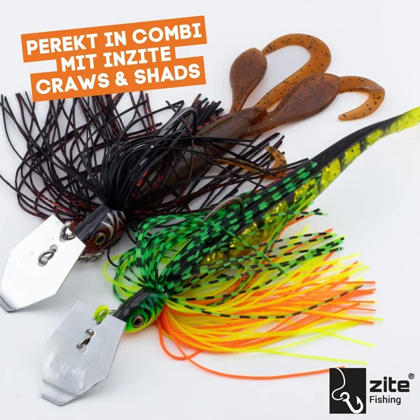 Inzite Blader Bladed Jig 10 g – Haken 3/0 – Chestnut Bite – Starke Vibration & Trailerfähig_auswahl7