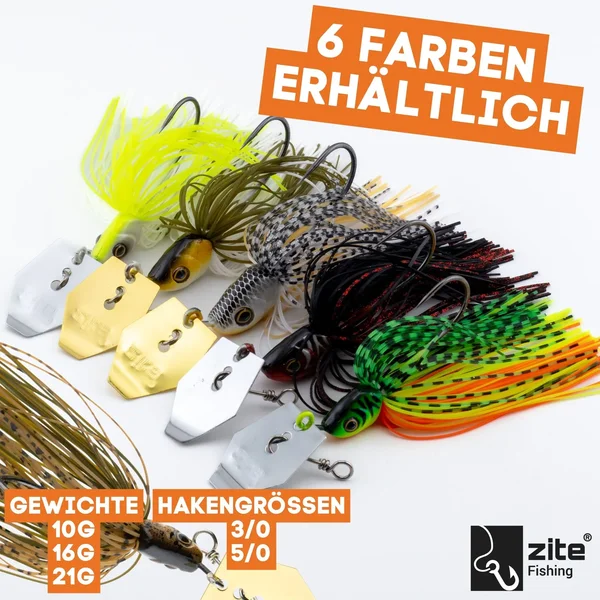 Inzite Blader Bladed Jig 21g – Haken 5/0 – Banana Peel – Starke Vibration & Trailerfähig_auswahl2