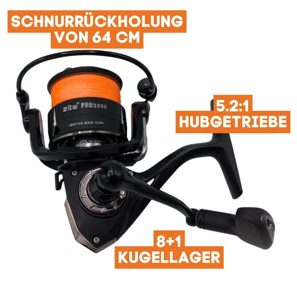 Zander Pro Komplettset - Inzite Pro Stick Zander, Spinnig Reel Pro 3000 bespult & GRATIS Zubehör _auswahl4