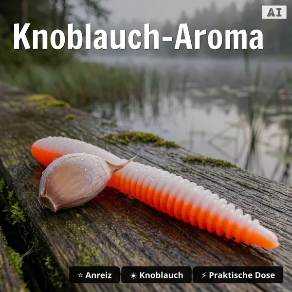 Twerky Tailer Mystica Knoblauch 7 cm, 8 Stück – 3in1 Gummiköder für Forelle mit Aroma, UL-Köder_auswahl3