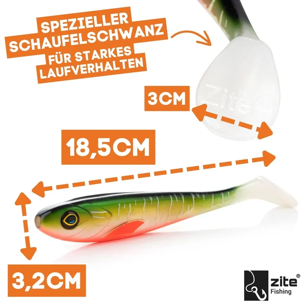 HechtSet,Inzite Pro Stick Hecht-Set - 255 cm Angelrute & Spinning Reel Pro 4000 + Zubehör wie Schnur, Jighaken, Gummifis_auswahl10
