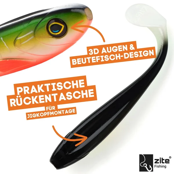 HechtSet,Inzite Pro Stick Hecht-Set - 255 cm Angelrute & Spinning Reel Pro 4000 + Zubehör wie Schnur, Jighaken, Gummifis_auswahl12