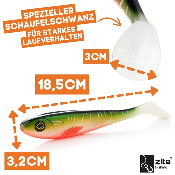 HechtSet,Inzite Pro Stick Hecht-Set - 255 cm Angelrute & Spinning Reel Pro 4000 bespult + Zubehör Jighaken, Gummifis_auswahl9