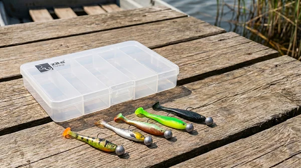 Zite Fishing Ready Rigged Pershads 8cm – 5 Gummifische fertig montiert auf Jighaken für Barsch & Zander_auswahl1