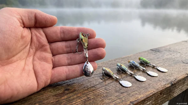 Zite Fishing Jigspinner Set Natur M 5g - 5 Spin Jigs im 3D-Beutefisch-Design für Barsch, Hecht & Zander_auswahl1