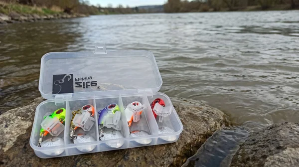 Zite Fishing Jigspinner Set Neon L 20g – 5 Köder in Neonfarben für Zander & Hecht_auswahl5