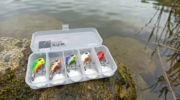 Zite Fishing Jigspinner Set Neon L 10g – 5 Neonfarben Barsch Zander Hecht Tackle-Box_auswahl5