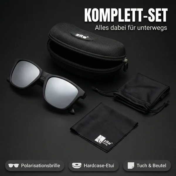 Zite Fishing Polarisationsbrille Basulo – Silber verspiegelt mit UV400-Schutz inkl. Hardcase & Microfasertuch_auswahl4