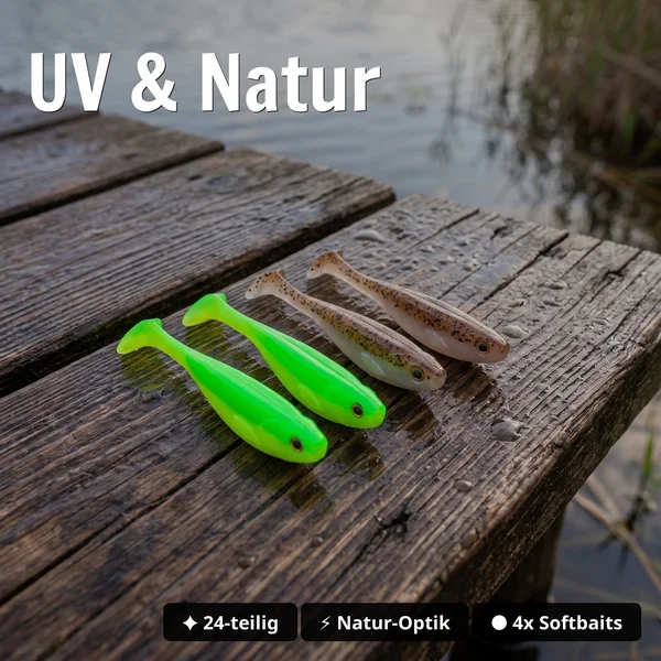 Zite Fishing Zielfisch Box Barsch – 24-tlg. Köder-Set für Spinnfischen | Wobbler, Gummiköder, Spinner & Jigspinner_auswahl4