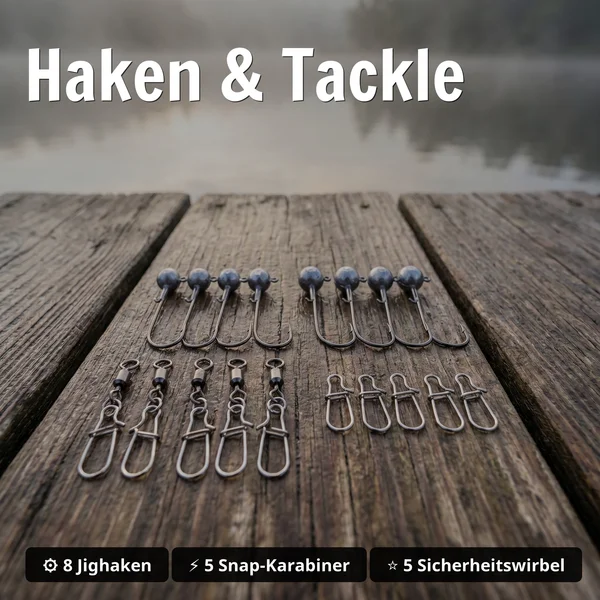 Zite Fishing Zielfischbox Zander – 35-tlg. Set mit Gummiködern, Wobbler, Crankbait & Jigköpfen_auswahl4