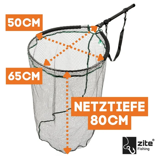 Streetfishing Kescher Gummiert Teleskop Spinnkescher 3,70 m im Set mit GRATIS XXL Hakenlöser Zange  Zite Fishing_auswahl4