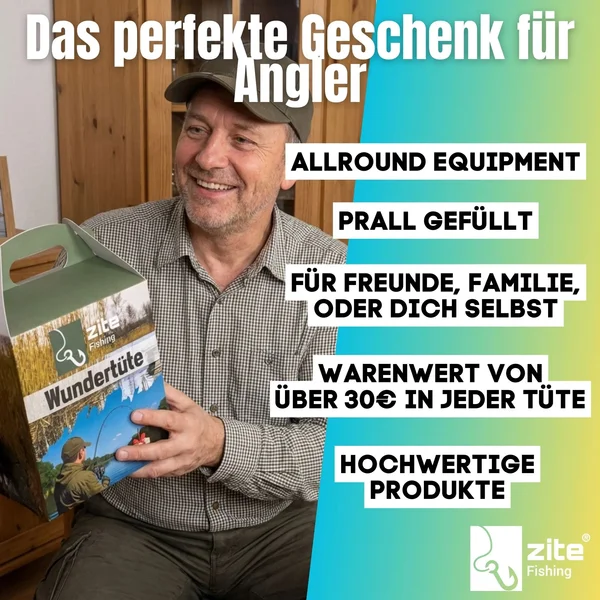 Wundertüte mit Allround Angelzubehör - Überraschungs Anglergeschenk Box_auswahl1