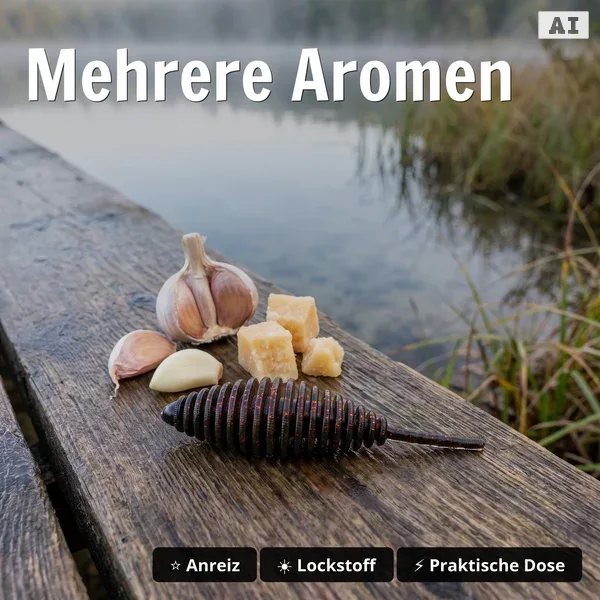 Big Bug Käfer-Imitat Käse-Aroma 8 Stück – 5 cm Forellenköder Allround-Mix für Jighaken, Cheburashka & Sbirolino_auswahl3