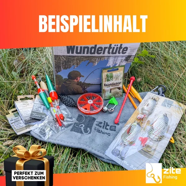 Wundertüte mit Allround Angelzubehör - Überraschungs Anglergeschenk Box mit 30 € Guthabenkarte_auswahl3