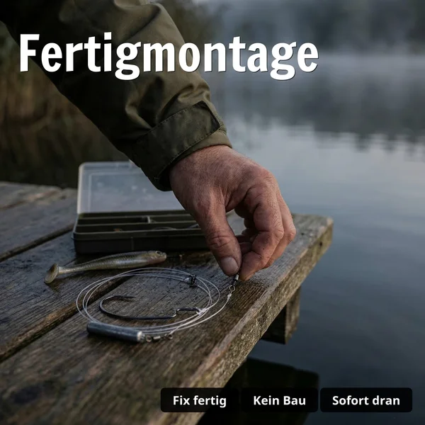 Zite Fishing Kickback Ready Rig S – Hakengröße #1 mit 7g Stabblei – Finesse-Montage für Zander & Barsch_auswahl4