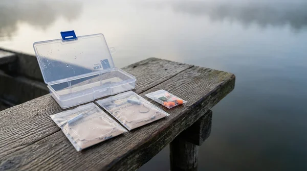 Zite Fishing Naturköder Dropshot Set – 2 Ready Rigs S & L mit Fluorocarbon-Vorfach für Barsch, Zander & Hecht_auswahl5