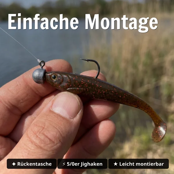 Zite Fishing Inzite Shad Liquid Oil 15,5 cm – Gummifisch für Zander & Hecht 4 Stück_auswahl4