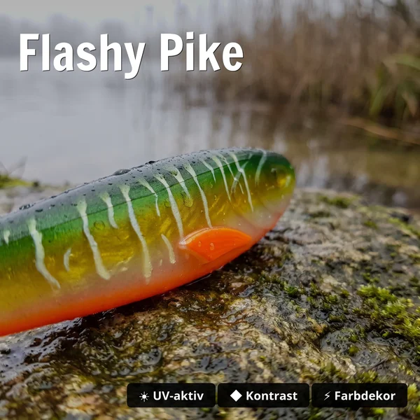 Zite Fishing Gummifisch Inzite Flanker Flashy Pike 23,5 cm – Großhecht Köder im 2er Pack_auswahl2
