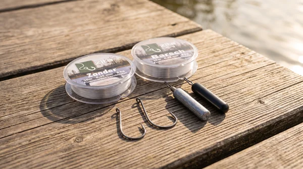 Drop Shot Rig Bundle mit Dropshot Haken S & L sowie Gewichte in Blei & Tungsten und Schnüre für Barsch & Zander Angeln_auswahl1