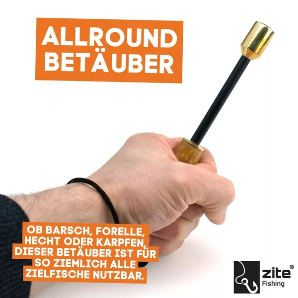 Kescher Gummiert 1,60m 2-Tlg. Bundle mit Hakenlöser Zange Gebogen, Microfaser Handtuch & Fischtöter mit Holzgriff_auswahl6
