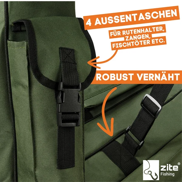 Zite Fishing Allround Rutenfutteral 150 cm Rutentasche 3 Fächer_auswahl5