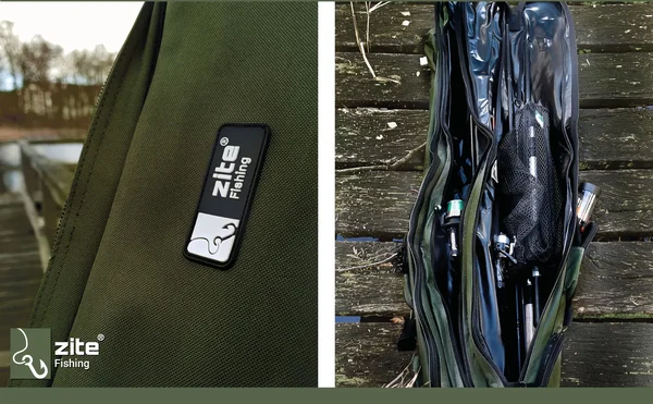 Zite Fishing XXL Rutentasche 190 cm Rutentasche 3 Fächer Brandungsruten & Karpfenruten_auswahl6