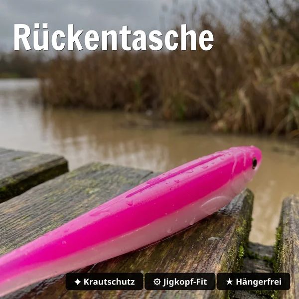 Zite Fishing Inzite Shad Pink Blush 15,5 cm Gummifisch für Hecht & Zander – 4 Stück_auswahl2