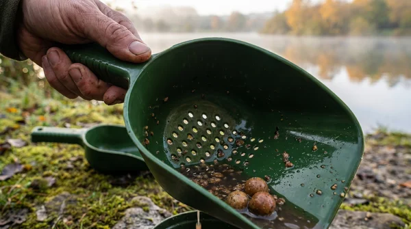Zite Fishing Futterschaufel-Set – 2 Baiting Spoons mit perforierten Boden für Karpfenangeln _auswahl1