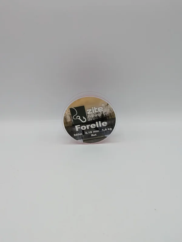 Zite Fishing Forellenschnur monofil, rot, 550 m, 0,18 mm, 1,8 kg Tragkraft – Angelschnur für Forellenteich & Forellensee_auswahl3