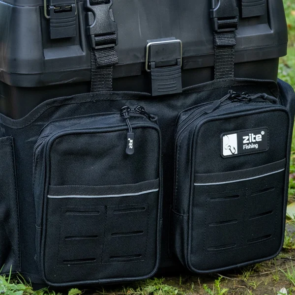 Multi Angel-Koffer-Rucksack & Sitz-Kiepe 3-in-1 – Angelrucksack Sitzkiepe Angelkoffer schwarz_auswahl5
