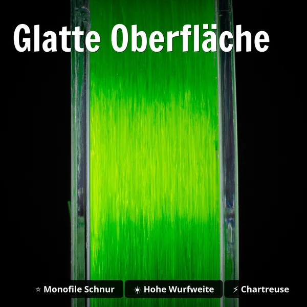 Zite Fishing Pro-Mono Elite Forelle – Monofile Angelschnur chartreuse, 300 m, 0,22 mm, 4,54 kg_auswahl3