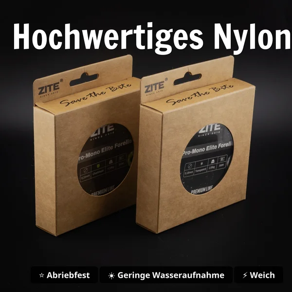 Zite Fishing Pro-Mono Elite Forelle – Monofile Angelschnur chartreuse, 300 m, 0,22 mm, 4,54 kg_auswahl2