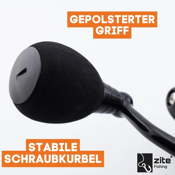 Zite Fishing Spinning Reel Pro 4000 Spinnrolle mit Frontbremse 8+1 2 Aluminiumspulen für Spinnfischen_auswahl5