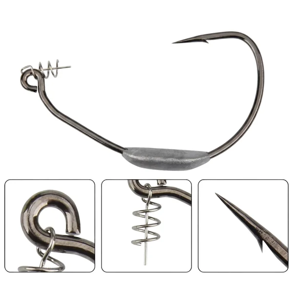 Zite Fishing MONSTER BAT Offset Haken Gr. 10/0# 20 g – XXL Weighted Swimbait Hook, 3 Stück für Hecht & Großhecht_auswahl6