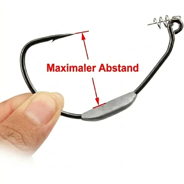 Zite Fishing MONSTER BAT Offset Haken Gr. 10/0# 20 g – XXL Weighted Swimbait Hook, 3 Stück für Hecht & Großhecht_auswahl9