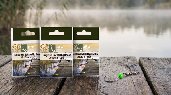 Zite Fishing Tungsten RotateRig Hooks Gr. 4 – 3er Set (15 Haken) für Forelle mit Tönnchenwirbel_auswahl1