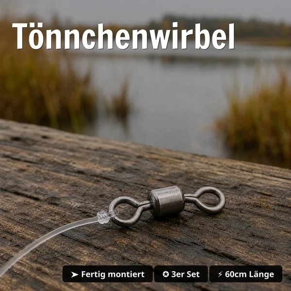 Zite Fishing Tungsten Drop Shot Ready Rig #S 3er Set – Fertigmontage für Barsch, Zander & Hecht_auswahl4