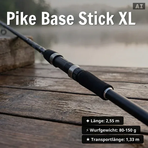 Zite Fishing Pike Base Stick XL Big Bait Starterset – Rute, Rolle 4000 bespult, Hechtsystem & 4 Gummifische_auswahl2