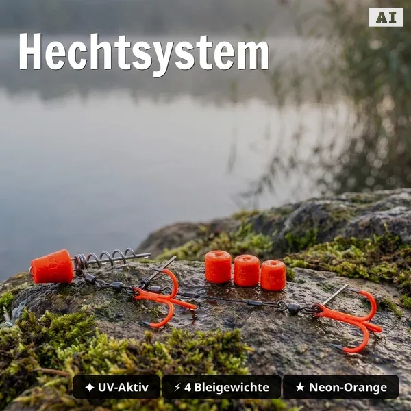 Zite Fishing Pike Pro Stick XL Big Bait Starterset – Rute, Rolle Pro 4000 bespult + Hechtsystem + 4 Gummifische_auswahl4
