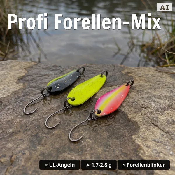Zite Fishing Troutforce Spoon Starterset – Forellen-Spoons ZAP! BAMF! KAPOW! + Flave Boost Stick Käse GRATIS_auswahl2