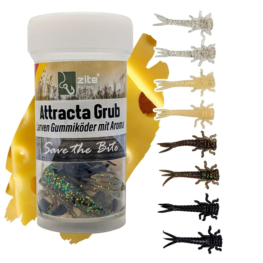 Zite Fishing Forellenköder Mix S – 5 Gummiköder-Sets für Forelle | Käse & Knoblauch | UL, Sbirolino, Dropshot_auswahl1