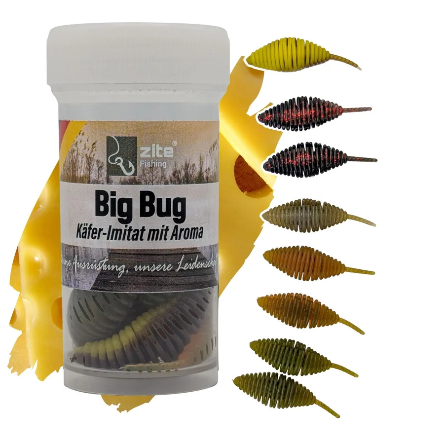 Zite Fishing Forellenköder Mix S – 5 Gummiköder-Sets für Forelle | Käse & Knoblauch | UL, Sbirolino, Dropshot_auswahl4