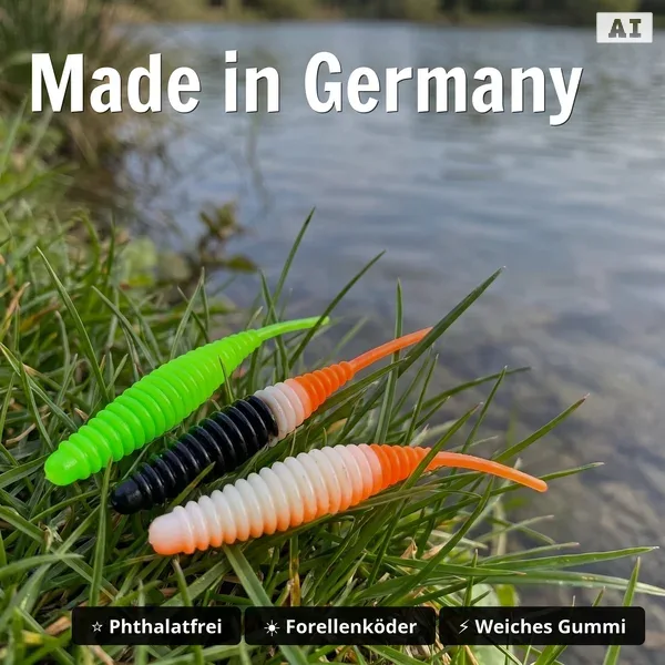 Zite Fishing Forellenköder Mix M – 7 Gummiköder-Sets für Forelle | Käse & Knoblauch | UL, Sbirolino, Dropshot_auswahl2